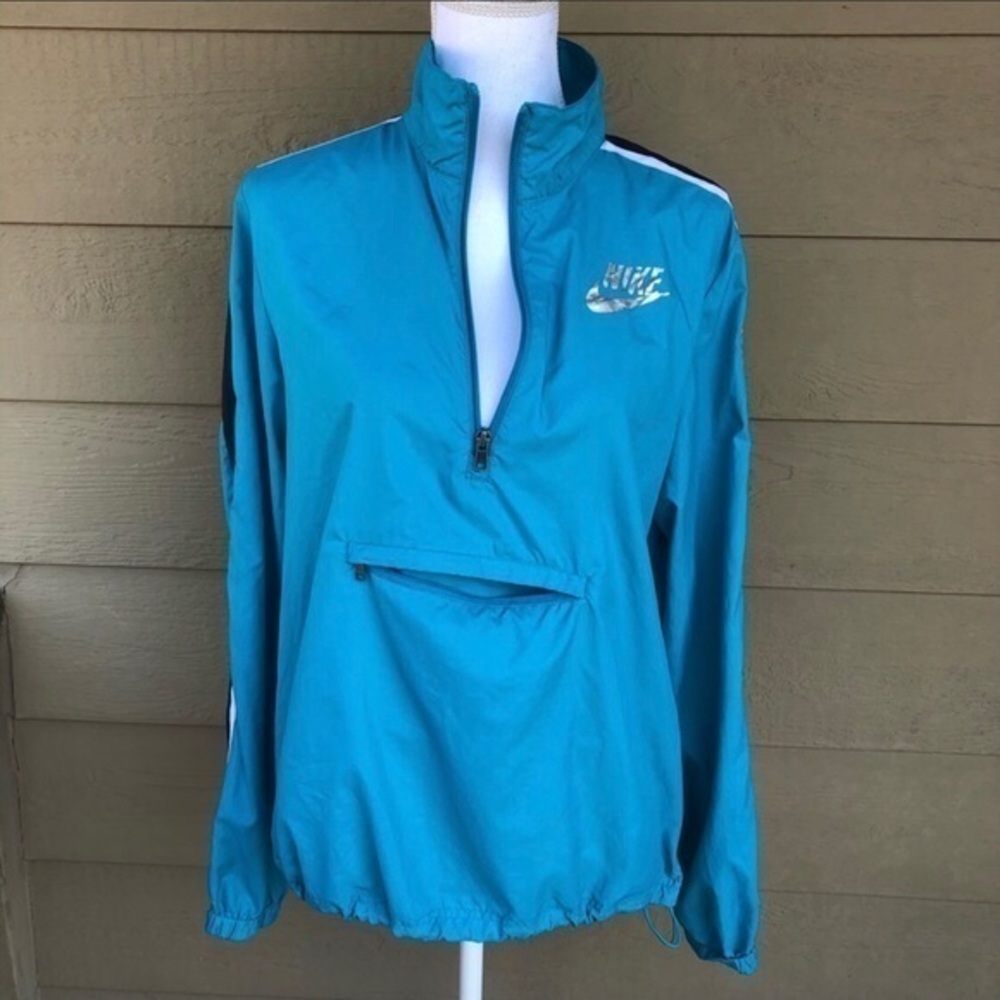 Nike Quarter Zip Packable Windbreaker Size L